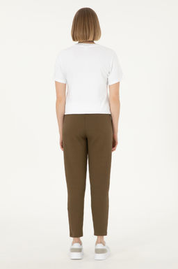 Женские спортивные штаны цвета хаки Неожиданная скидка в корзине - U.s. polo assn фото 4