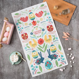 Полотенце Пасхальная скандинавия 40х73 см, 100% хл, саржа 190 гр/м2