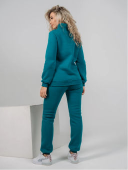 Костюм Токио изумруд (брюки) (футер)