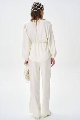 Брюки Маклен (молочный)