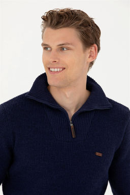 Мужской темно-синий свитер - U.s. polo assn фото 9