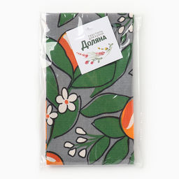 Цена за 2 шт. Полотенце кухонное Доляна Orange 35×60 см, 100% хлопок, 160 г/м²