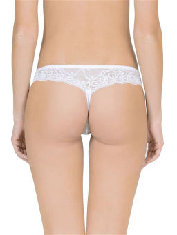 Lormar Трусы Class (string-perizoma) - bianco  фото 3