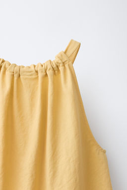 TOP CUELLO HALTER / Amarillo