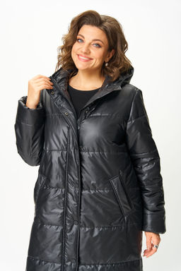 Пальто Anastasia Mak 1026 черный фото 2