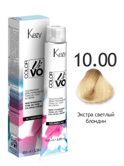 10.00 Kezy Color Vivo NO AMMONIA Экстра светлый блондин 100 мл