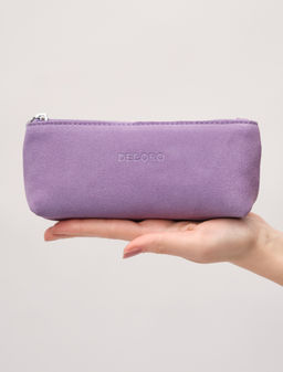 Замшевая косметичка Deboro 17-96 лиловый