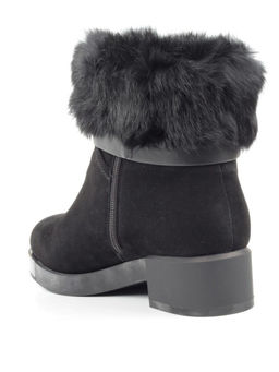 04-206W-8Y1 8J33M Ботинки зимние женские (натуральная замша, натуральный мех)