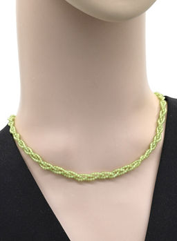 Бусы короткие Косичка из граната шарик с гранями 2мм, 38см - Радуга камня фото 4