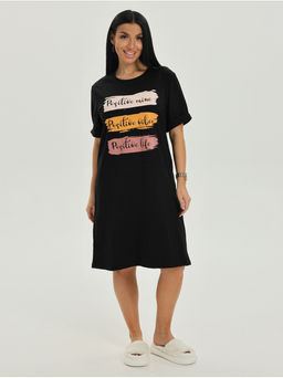 Туника Полоски черный - София фото 3