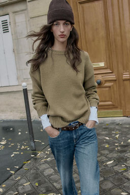 STRAIGHT KNIT JUMPER - Zara фото 2
