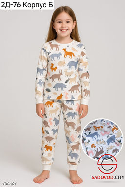 пижама для девочки с рисунками - Bruno фото 2