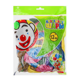 Воздушные шары латексные 12", перламутр, металл, 100 шт., МИКС