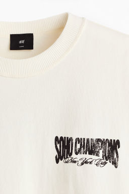 Camiseta con motivo estampado Loose Fit - H&m фото 9