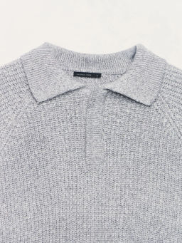 Джемпер с воротником поло regular fit / Zarina