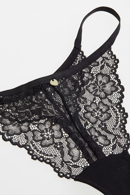 Pack de 3 bragas Thong de encaje - H&m фото 2