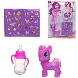 Пони Моя лошадка Abtoys в наборе с аксессуарами, 4 вида в коллекции