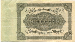 Банкнота 50000 марок 1922 года Германия