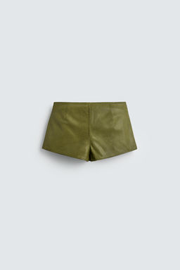 LEATHER SHORTS HARRY LAMBERT FOR ZARA X DISNEY  фото 3