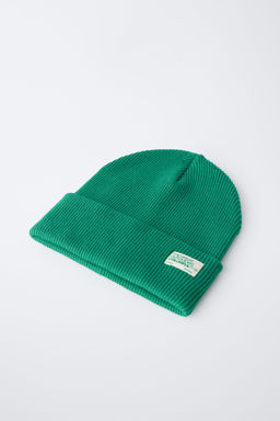 GORRO PUNTO CANAL? ETIQUETA / Verde - Zara фото 2