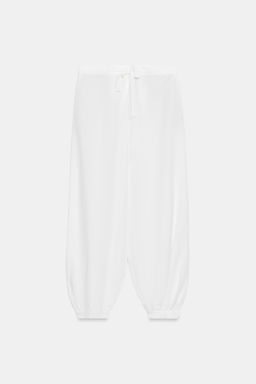 PANTAL?N BOMBACHO ZW COLLECTION / Blanco - Zara фото 6