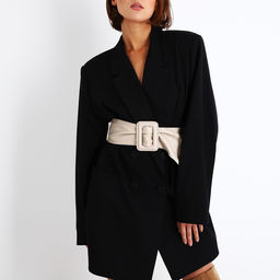 Ремень женский, ширина 8 см, на затяжке, цвет бежевый - Simaland фото 3