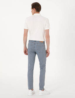 A__k Mavi Slim Fit Jean Pantolon