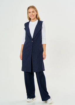 жилет из костюмной ткани с шерстью - Lavelis фото 2