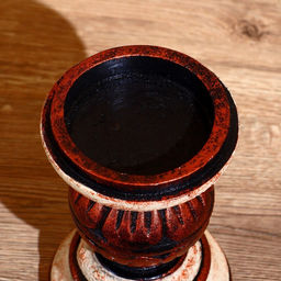 Подсвечник «Кубок», 12×12×19 см, дерево албезия