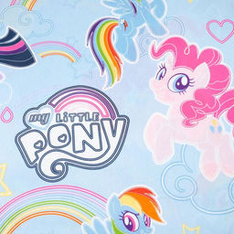 Постельное бельё 1,5 сп Neon Series Rainbow vibes My Little Pony 143*215 см, 150*214 см, 50*70 см -1 шт, светится в темноте - Hasbro фото 4