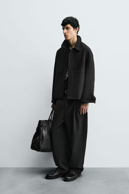 RELAXED FIT PLEATED TROUSERS - Zara фото 14