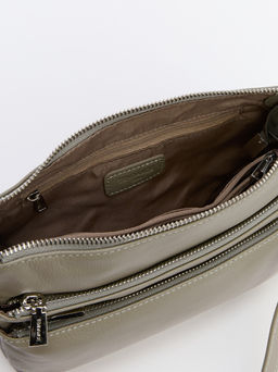 Женская сумка через плечо TENDANCE Артикул 4238569, зелено-серый