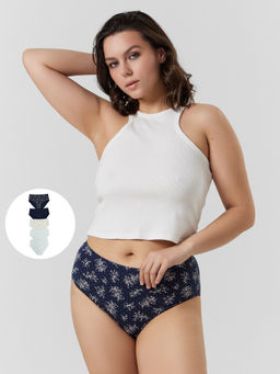 Цена за 2 штуки! Трусы макси женские в наборе, 5 шт