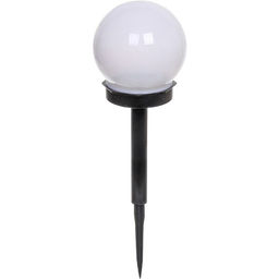 Цена за 2 шт. Фонарь садовый "Шар" 34*10*10см, на солнечной батарее, Белый