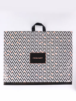 Цена за 25 шт. Пакет «Графит», полиэтиленовый с петлевой ручкой, 71×55 см, 90 мкм