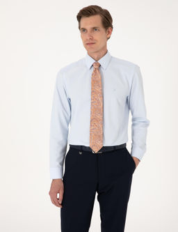 A__k Mavi Regular Fit Uzun Kollu Basic G_mlek