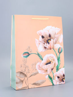 Цена за 2 шт. Пакет подарочный ламинированный Самой лучшей 33?42.5?10 см