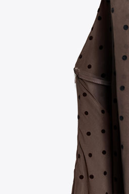 POLKA DOT SCARF MAXI DRESS - Zara фото 14