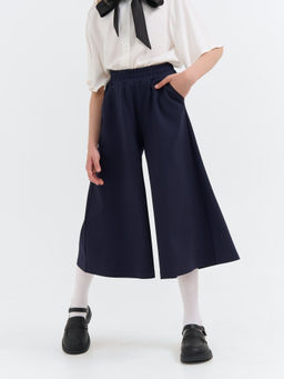 Юбка-шорты удлиненные Синие 7+ - Bungly фото 5