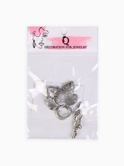 Замок-тогл Виноград, 36?23 мм, цвет тибетское серебро (набор 2 шт.)