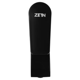 Смеситель для раковины ZEIN Z3717, однорычажный, длина излива 12 см, пластик, чёрный