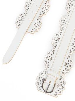 Ремень поясной ELEGANZZA Z9170 white