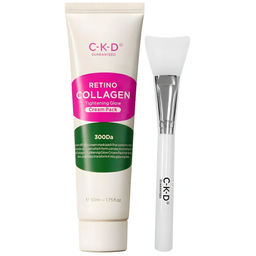 CKD Retino Collagen Tightening Glow Cream Pack 80ml+brush - Коллагеновая маска-плёнка для подтяжки лица +кисть