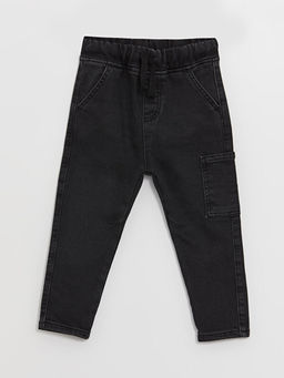 Beli Lastikli Basic Erkek Bebek Jean Pantolon