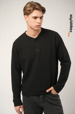 Мужской лонгслив на пуговицах Happyfox