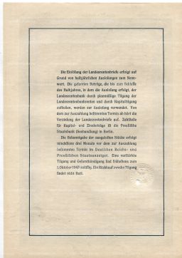Облигация 4,5% 100 рейхсмарок 1939 года Германия