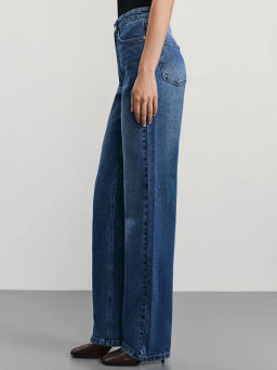 Джинсы straight с высокой посадкой / Zarina фото 3