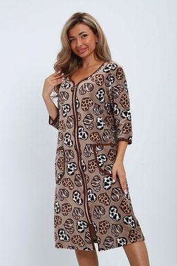 Халат велюровый на молнии (941-6) - Плиона фото 104