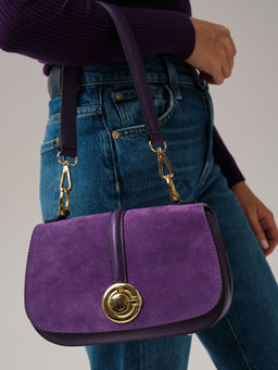 Кросс-боди сумка Azaro 30805 фиолетовая орхидея