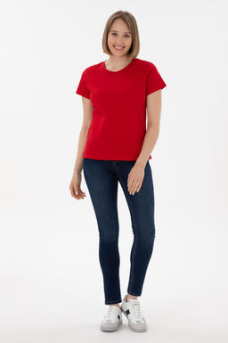 Kad_n K_rm_z_ Basic Ti__rt Sepette S_rpriz _ndirim - U.s. polo assn фото 4